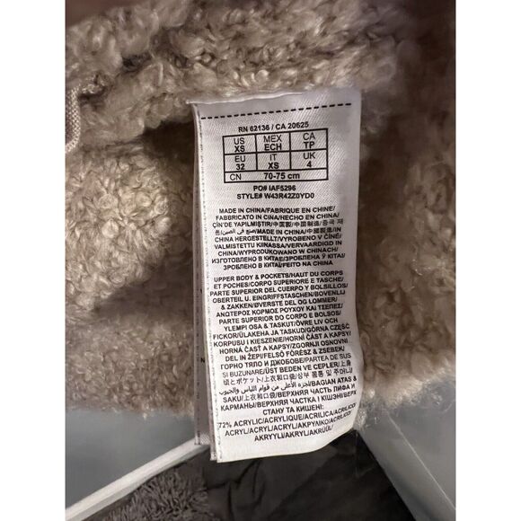 GUESS Los Angeles‎ Faux Fur Vest Women's Tan Sz XS Pre-Owned - Picture 5 of 7